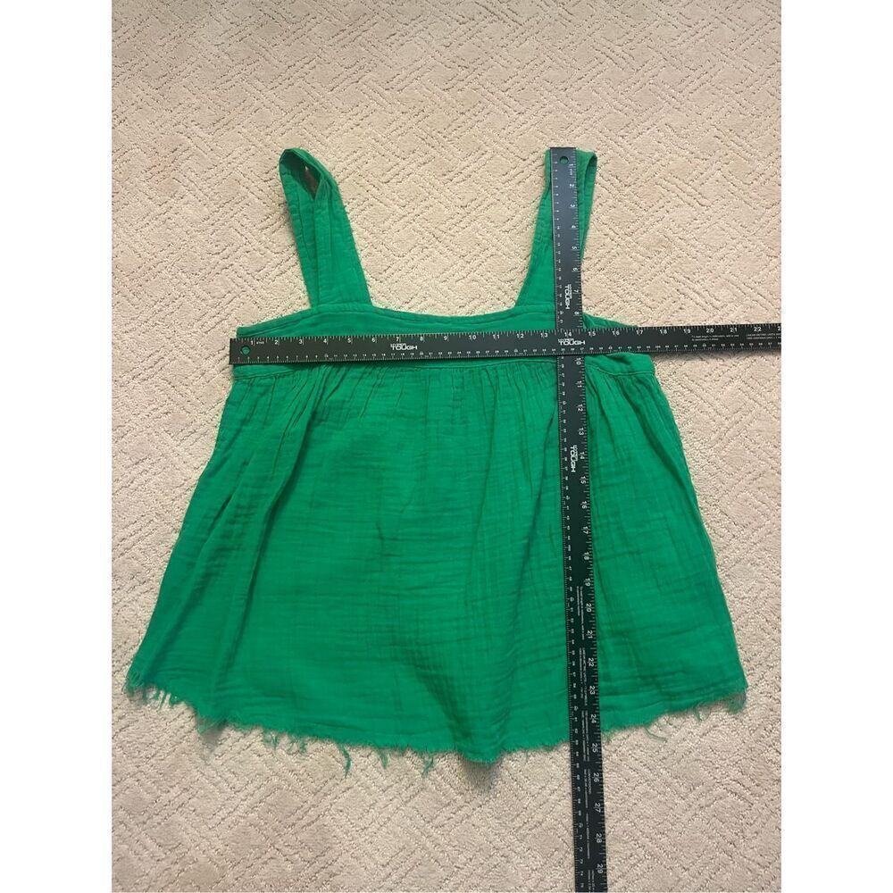 Stark X Gauze Cotton Green Tank - Picture 2 of 6